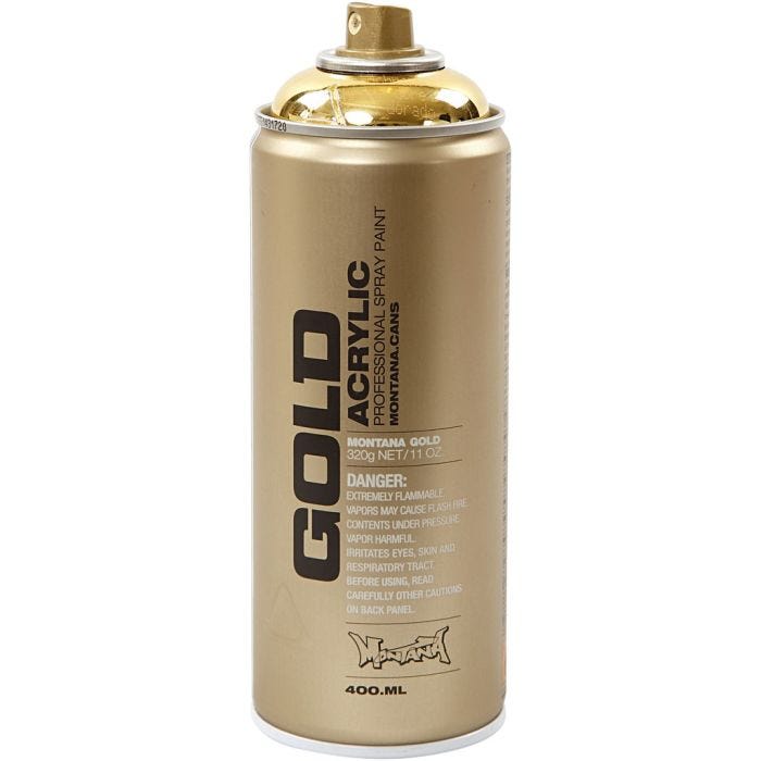 Sprayfärg, guld, 400 ml/ 1 burk