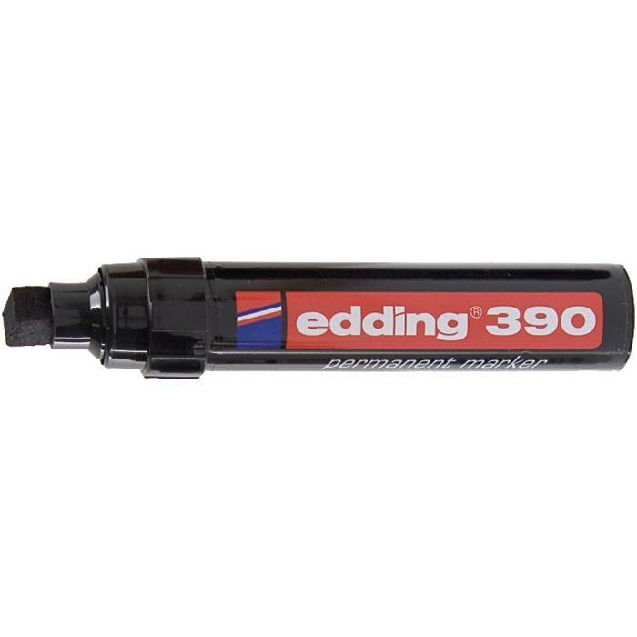 Edding märkpenna 390, spets 4x12 mm, svart, 1 st.