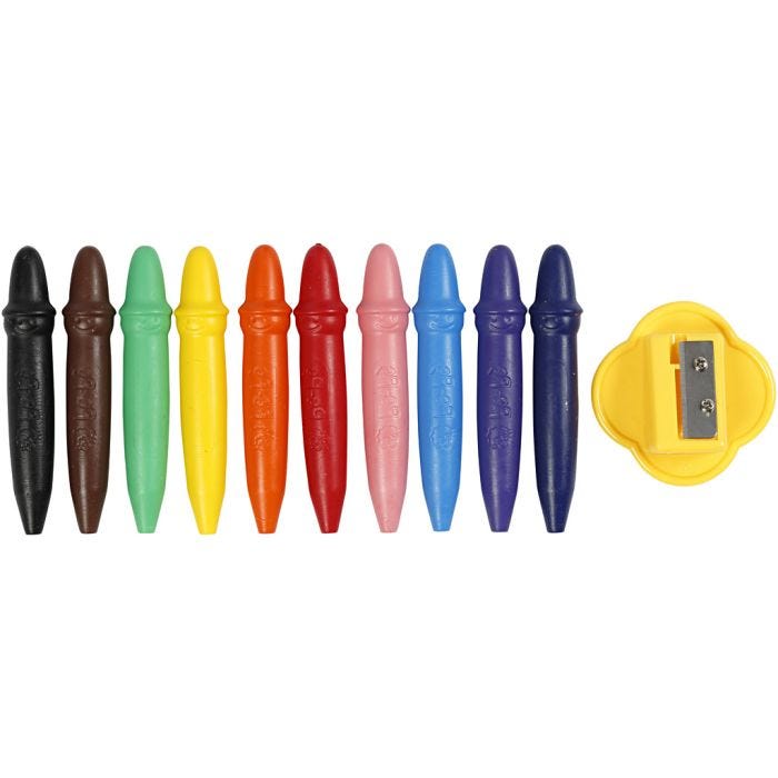 Giotto be-bè vaxkritor, L: 7 cm, Dia. 11 mm, 10 st./ 1 förp.