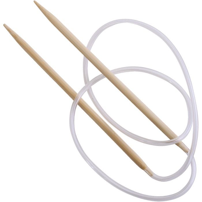Rundsticka i bambu, L: 80 cm, stl. 5 mm, 1 st.