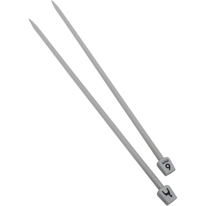 Stickor i plast, L: 30 cm, stl. 6 mm, 2 st./ 1 set