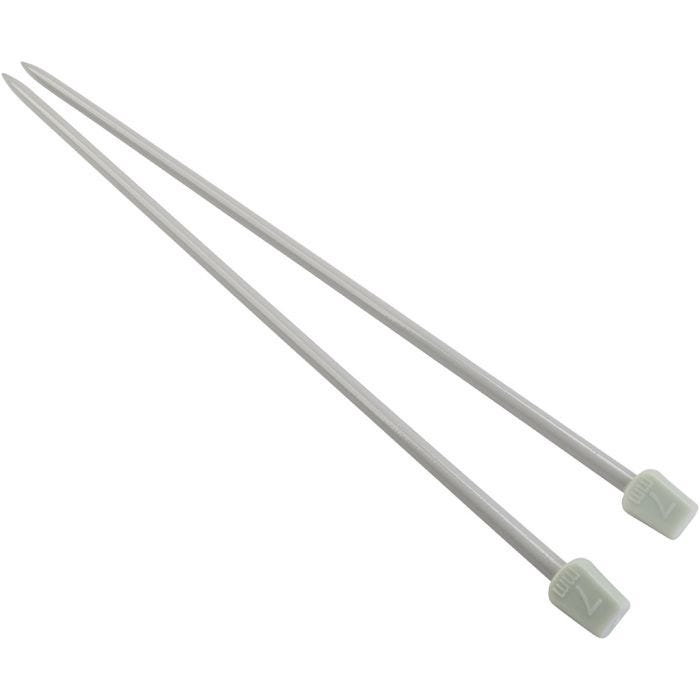 Stickor i aluminium, L: 30 cm, stl. 7 mm, 2 st./ 1 set