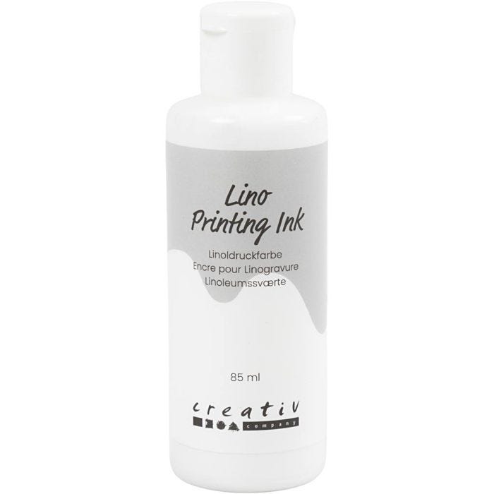 Linoleumfärg, vit, 85 ml/ 1 flaska