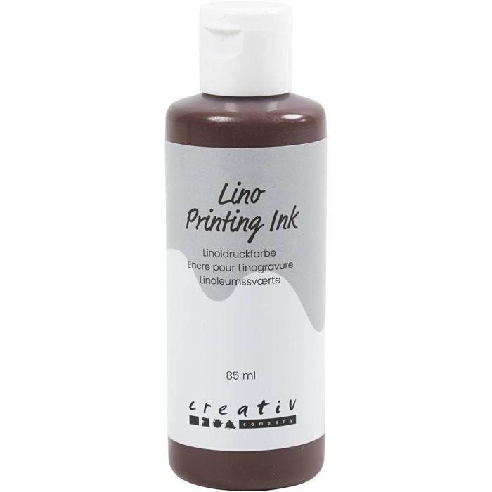 Linoleumfärg, brun, 85 ml/ 1 flaska
