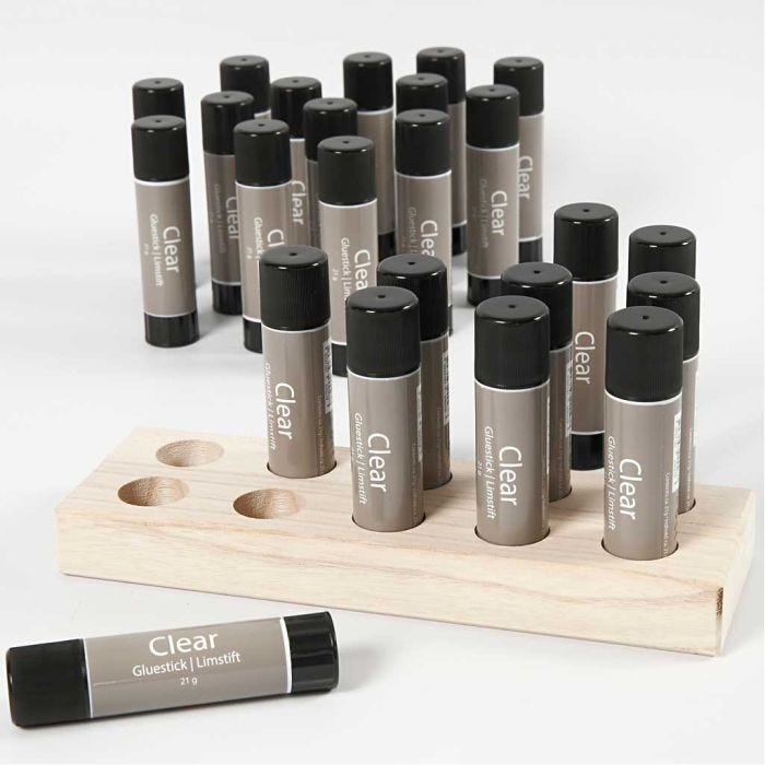Clear Limstift, 21 g, 24 st./ 1 förp.