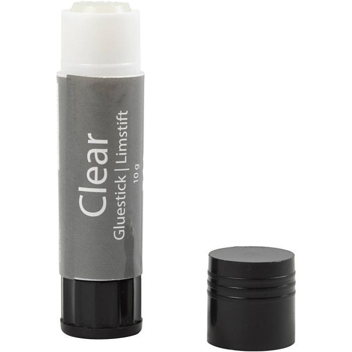 Clear Limstift, Rund, 10 g, 1 st.