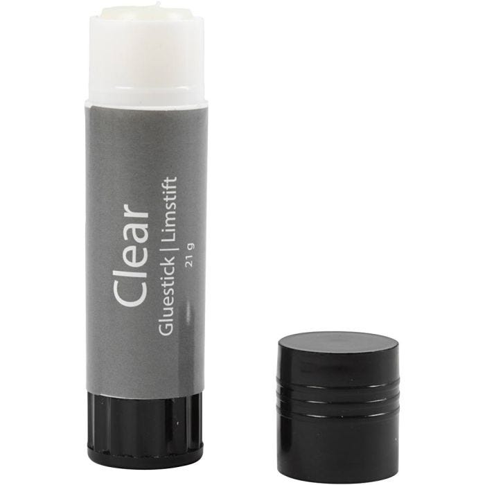 Clear Limstift, Rund, 21 g, 1 st.
