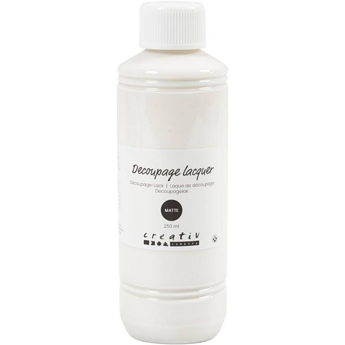 Decoupagelack, matt, 250 ml/ 1 flaska