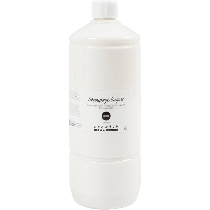 Decoupagelack, matt, 1000 ml/ 1 flaska