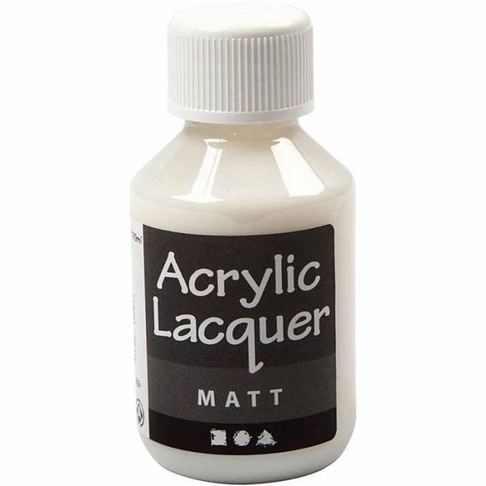 Akryllack, matt, 100ml/ 1 flaska