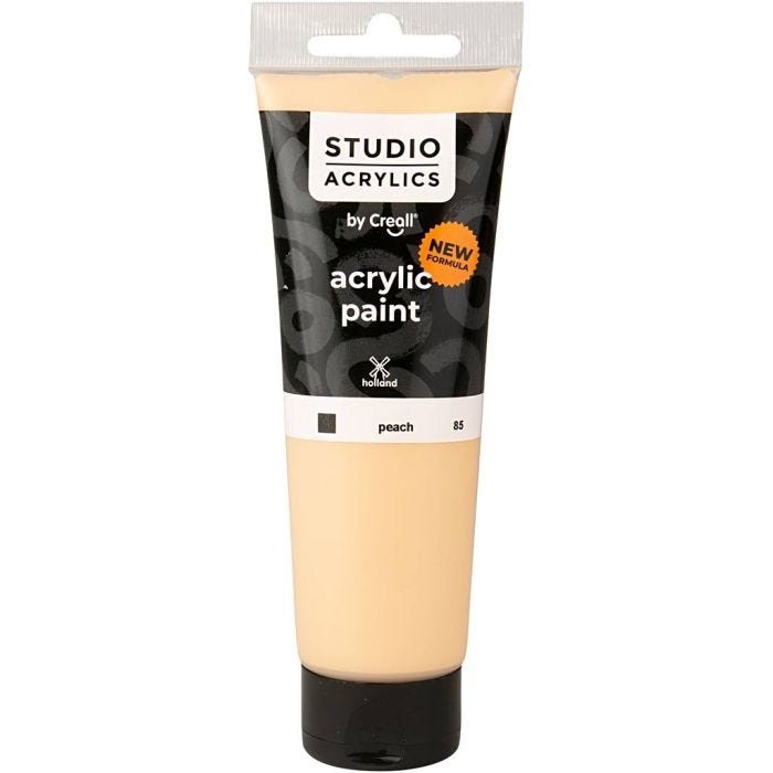 Creall Studio Akrylfärg, täckande, peach (85), 120 ml/ 1 flaska