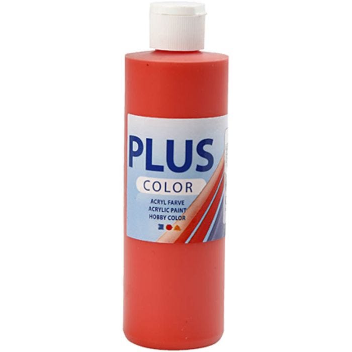 Plus Color Hobbyfärg, brilliant red