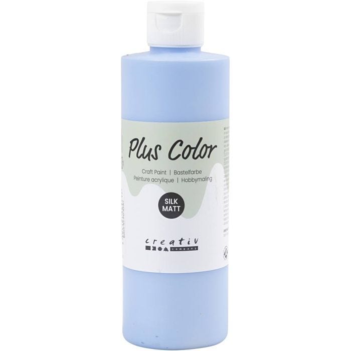 Plus Color Hobbyfärg, himmelsblå, 250 ml/ 1 flaska