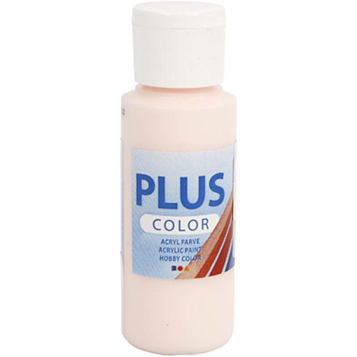 Plus Color Hobbyfärg, pale rose, 60 ml/ 1 flaska