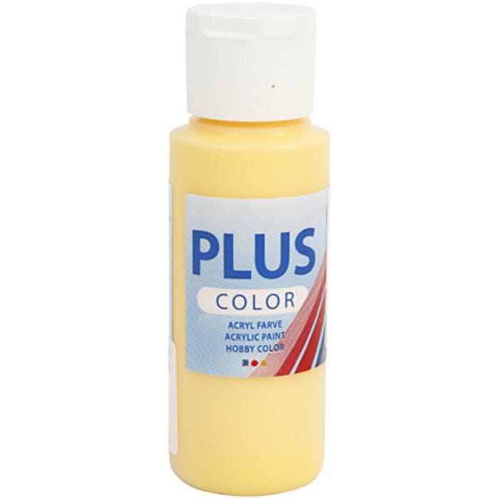 Plus Color Hobbyfärg, crocus yellow, 60 ml/ 1 flaska