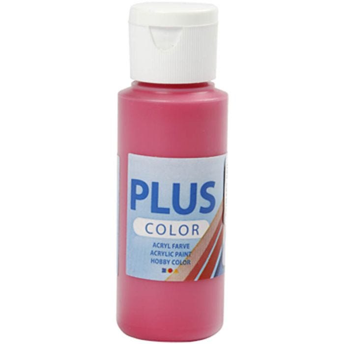 Plus Color Hobbyfärg, primärröd