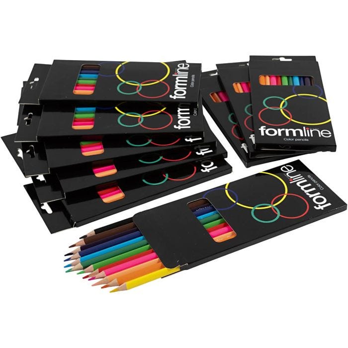formline färgblyertspennor, kärna 2,5-3, 12x12 st./ 1 förp.