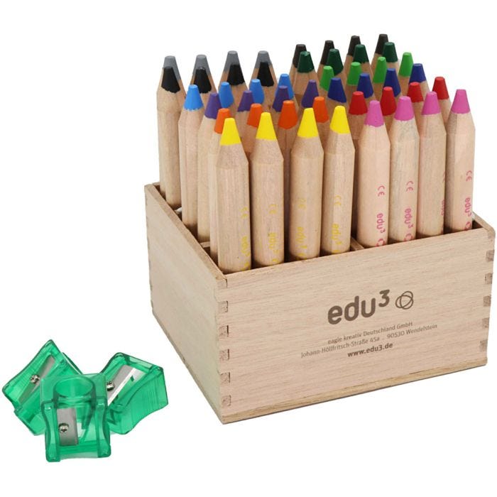 EDU First, L: 12 cm, kärna 8 mm, 48 st./ 1 förp.