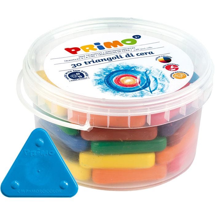 PRIMO Vaxkritor, mixade färger, 30 st./ 1 förp.