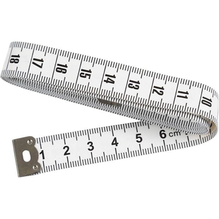 Måttband, L: 150 cm, 6 st./ 1 förp.