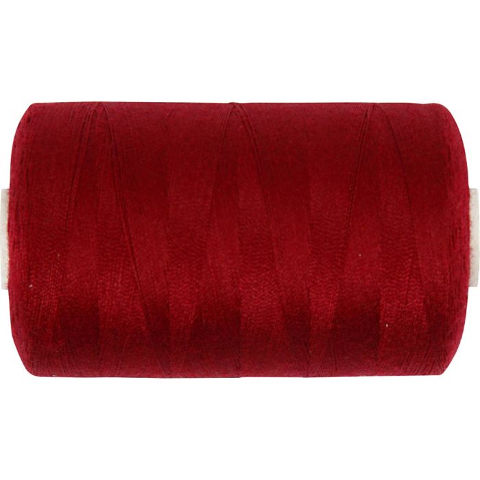 Sytråd, vinröd, 1000 m/ 1 rl.