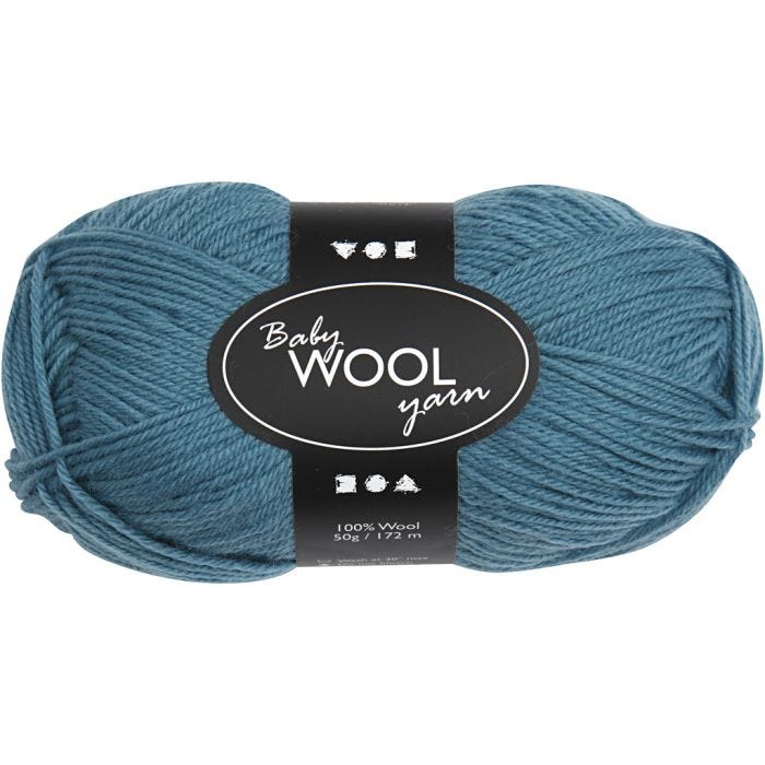 Babygarn, L: 172 M, petroleum, 50 g/ 1 nystan
