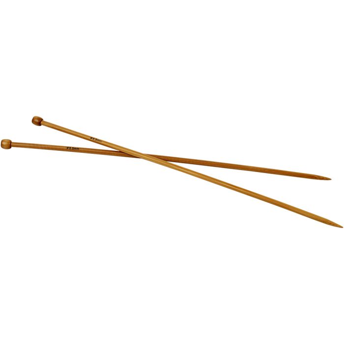Stickor, L: 35 cm, stl. 5,5 mm, 1 par