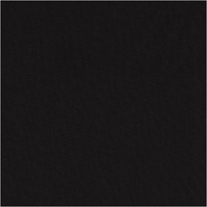 Tyg, B: 145 cm, 140 g, svart, 2 m/ 1 förp.