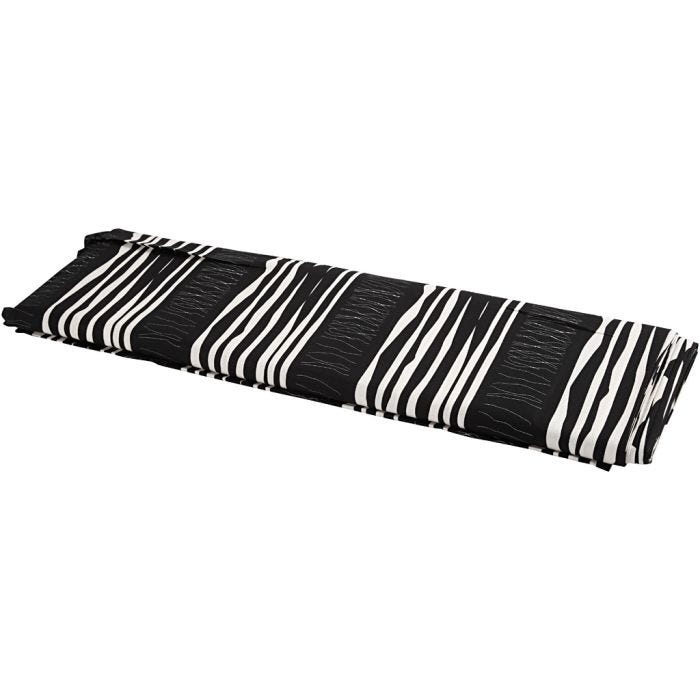 Tyg, B: 145 cm, 140 g, svart, 10 m/ 1 rl.