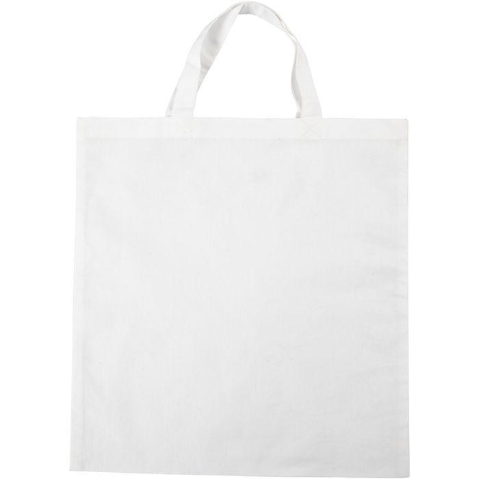Textilkasse, stl. 38x42 cm, 130 g, vit, 1 st.