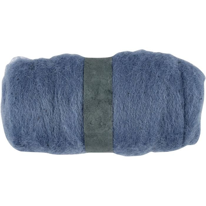 Kardad Ull, himmelsblå, 100 g/ 1 bunt