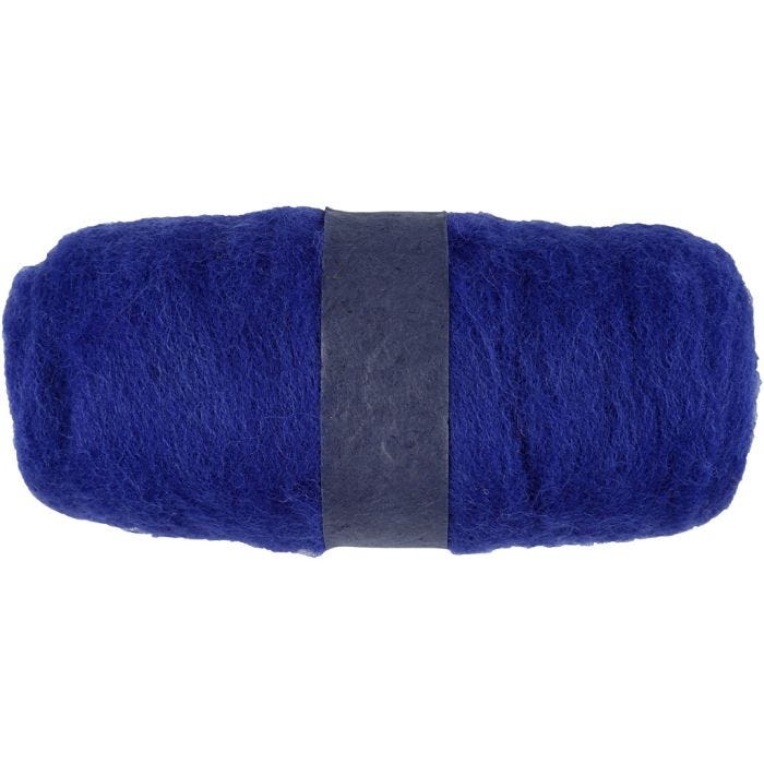 Kardad Ull, kungsblå, 100 g/ 1 bunt