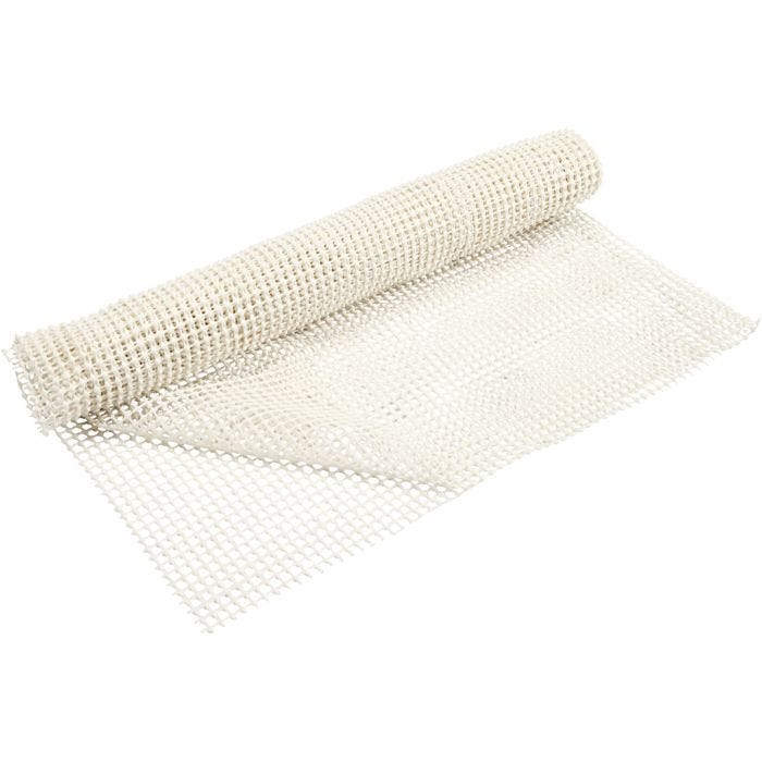 Non Slip underlag, B: 100 cm, vit, 150cm/ 1 rl.