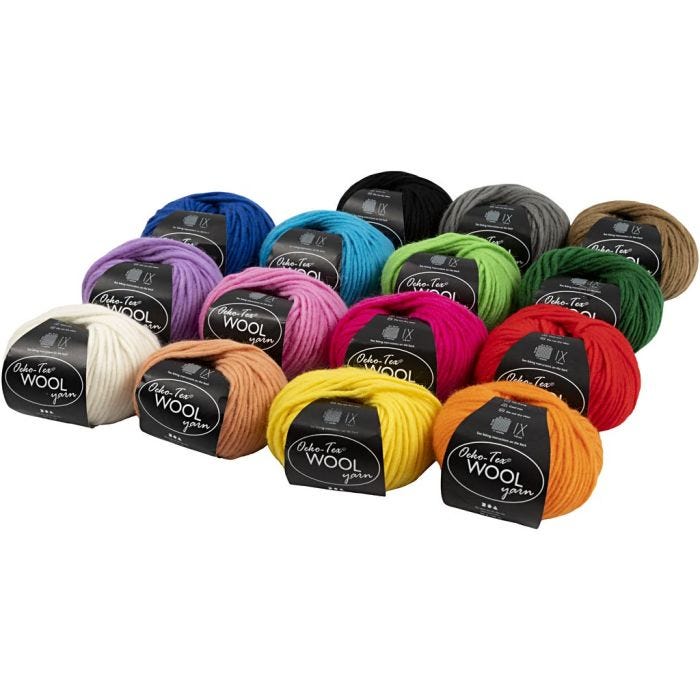 Ullgarn, L: 50 M, 15x50 g/ 1 nystan