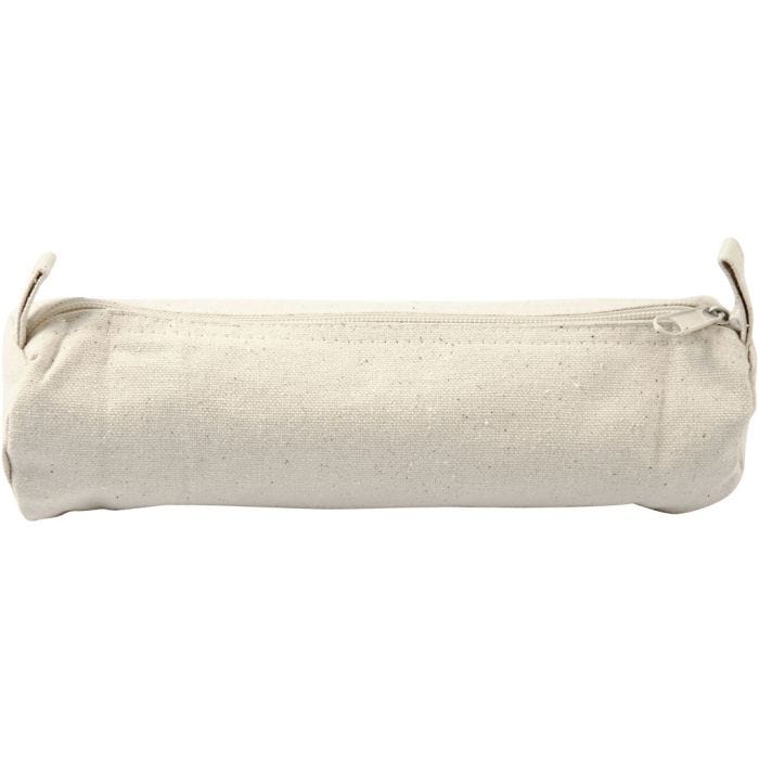 Pennfodral, L: 20 cm, Dia. 6 cm, 300 g, ljusnatur, 1 st.