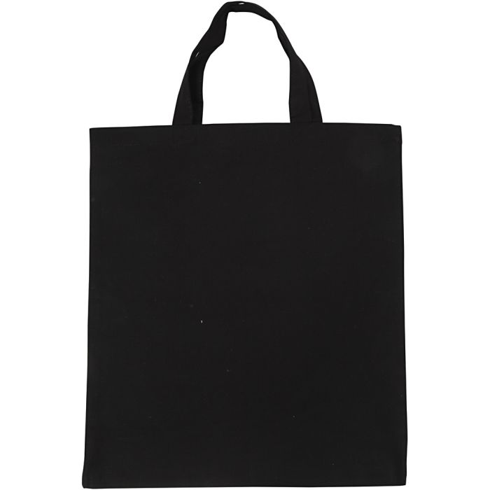 Textilkasse, stl. 38x42 cm, 135 g, svart, 1 st.