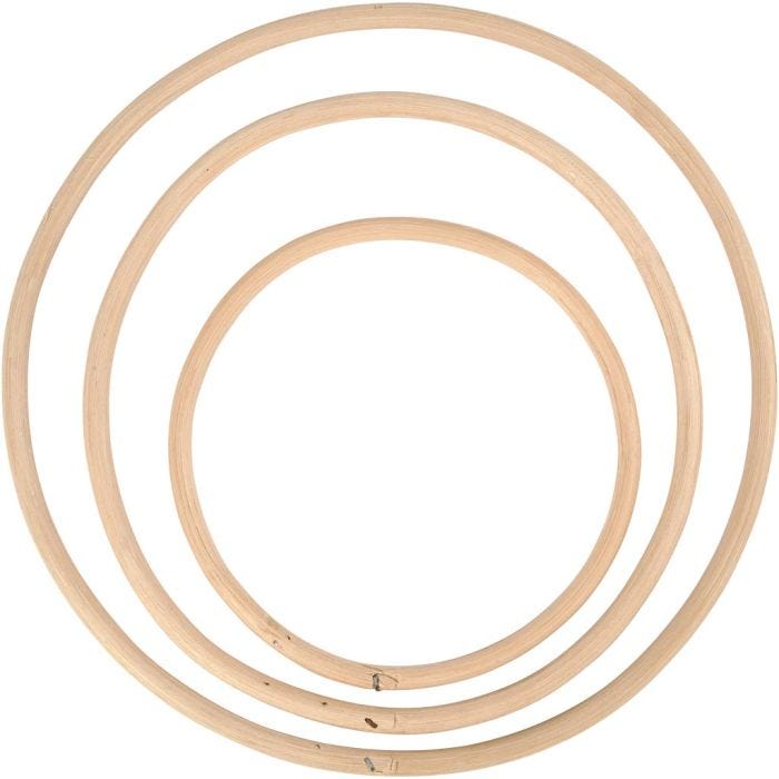 Bamburing, Dia. 15,3+20,3+25,5 cm, 3 st./ 1 set