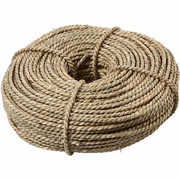 Sjögräs, tjocklek 2,8-3 mm, beige, 500 g/ 1 bunt