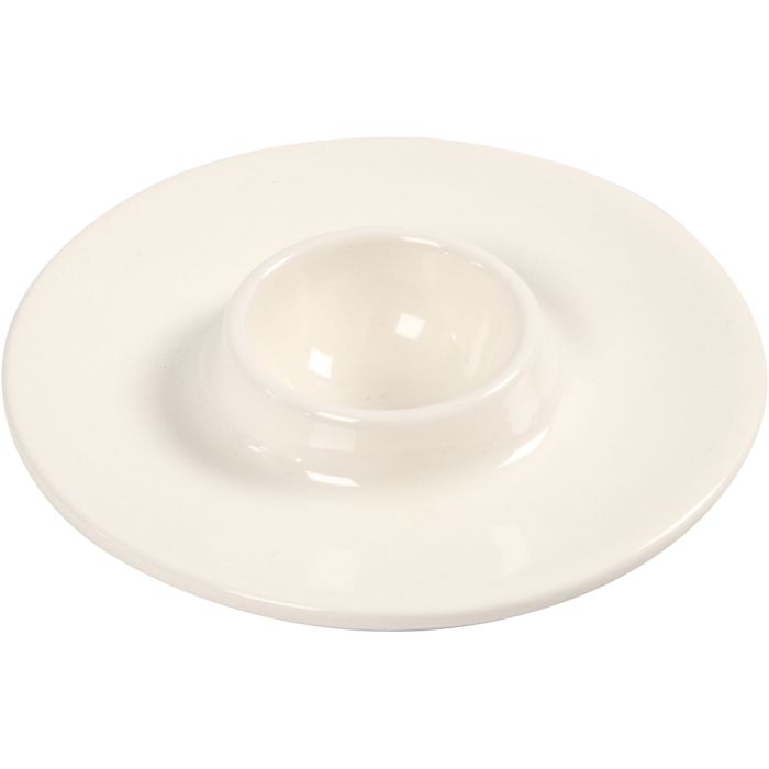 Äggkoppar, Dia. 9,8 cm, Hålstl. 3,9 cm, vit, 12 st./ 1 förp.