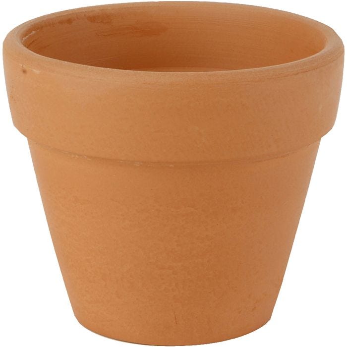 Krukor, H: 8 cm, Dia. 9 cm, 24 st./ 1 förp.