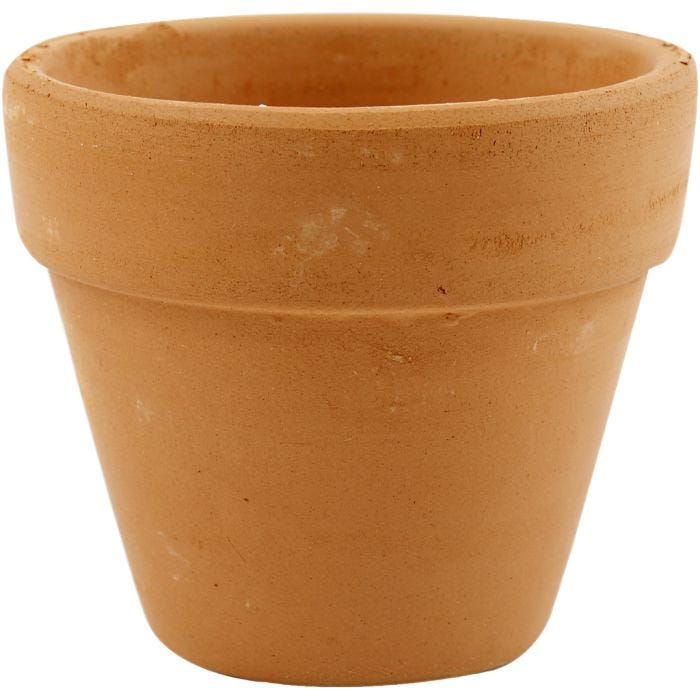 Krukor, H: 6,5 cm, Dia. 7 cm, 24 st./ 1 förp.