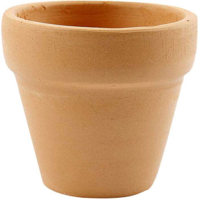 Krukor, H: 4,2 cm, Dia. 5 cm, 48 st./ 1 förp.