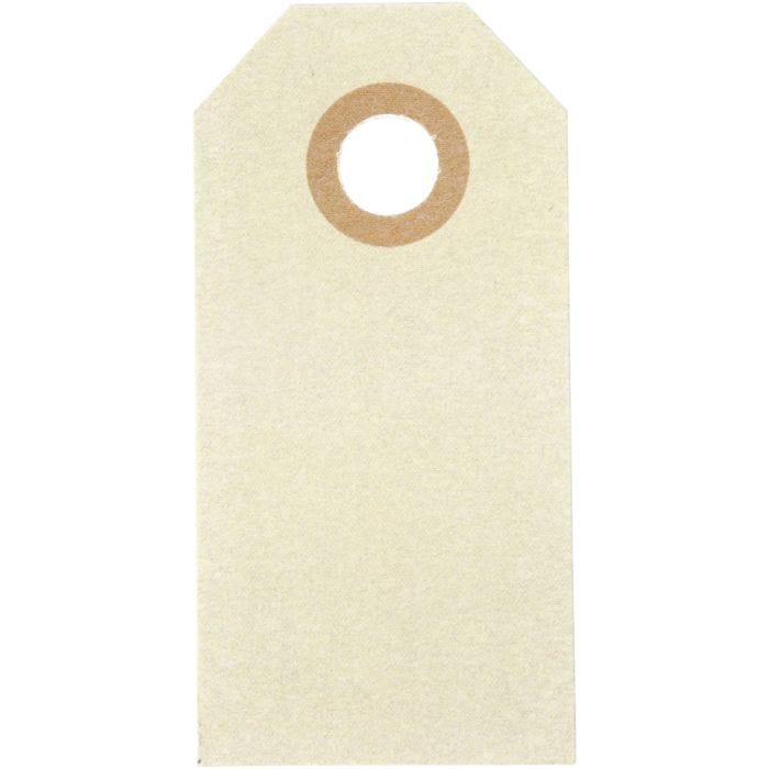 Manillamärken, stl. 3x6 cm, 250 g, cream