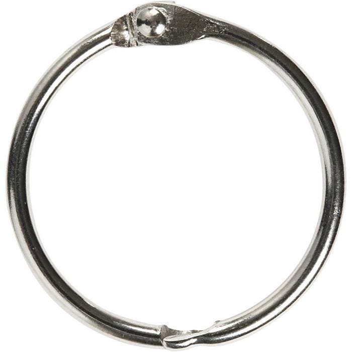 Bokring, Dia. 32 mm, tjocklek 2,7 mm, 8 st./ 1 förp.