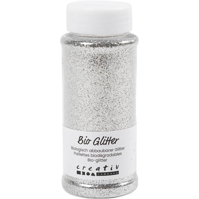 Bio-glimmer, silver, 140 ml/ 1 burk