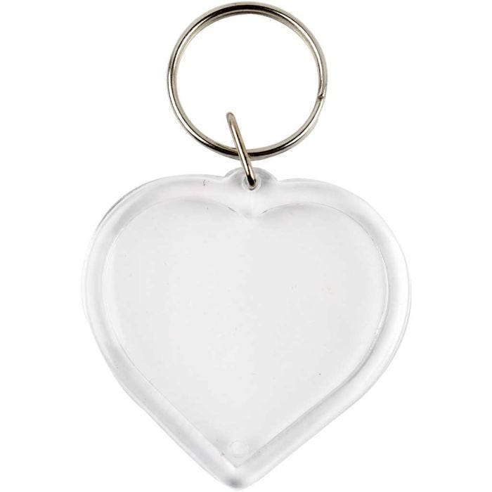 Nyckelringar berlocker, stl. 50x50 mm, 25 st./ 1 förp.