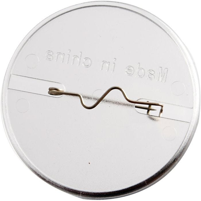 Badges, rund, Dia. 5,5 cm, 5 st./ 1 förp.