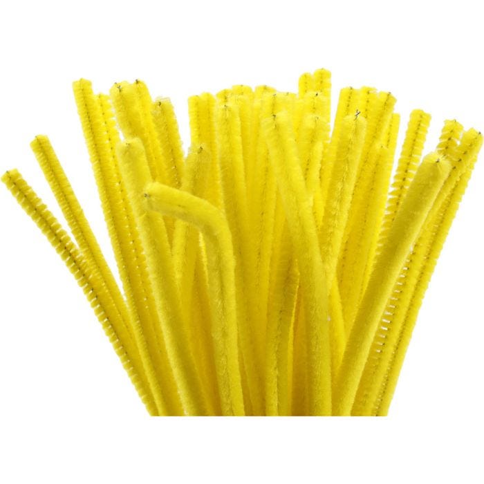 Piprensare, L: 30 cm, tjocklek 6 mm, gul