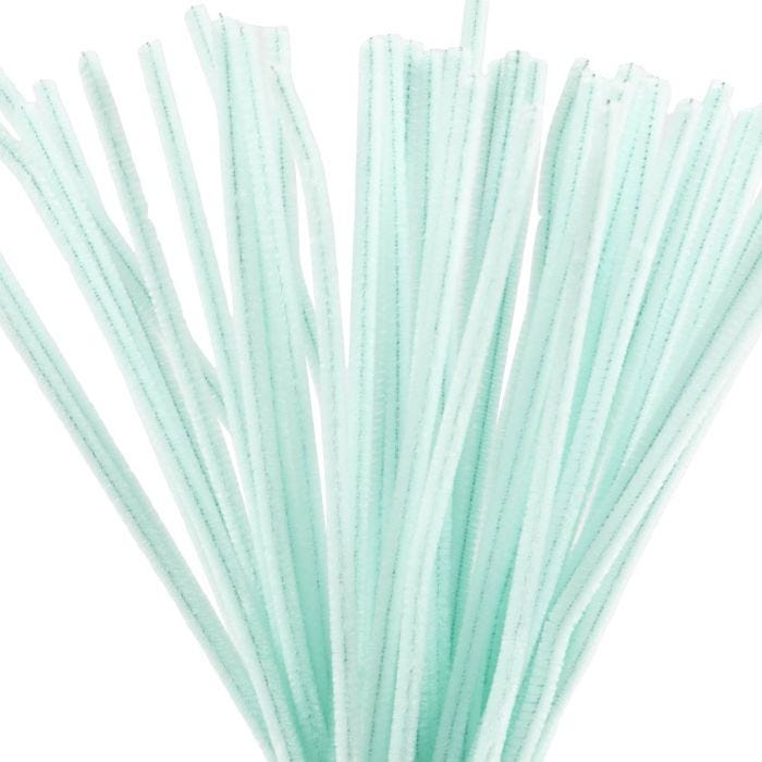 Piprensare, L: 30 cm, tjocklek 6 mm, ljusturkos, 50 st./ 1 förp.