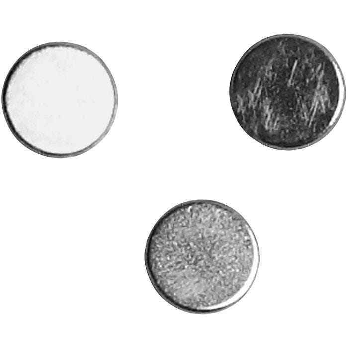 Stark magnet ”NdFeB” , Dia. 5 mm, tjocklek 2 mm, 10 st./ 1 förp.
